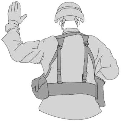 Остановка в походном режиме, опасности нет (изображение из открытых источников)