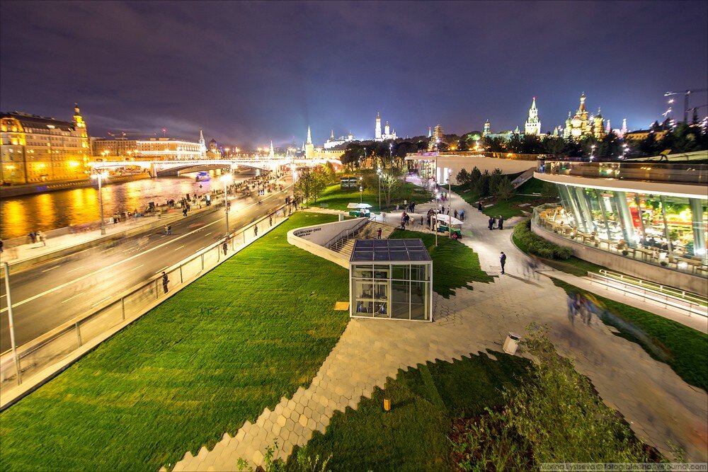 Парк в центре москвы