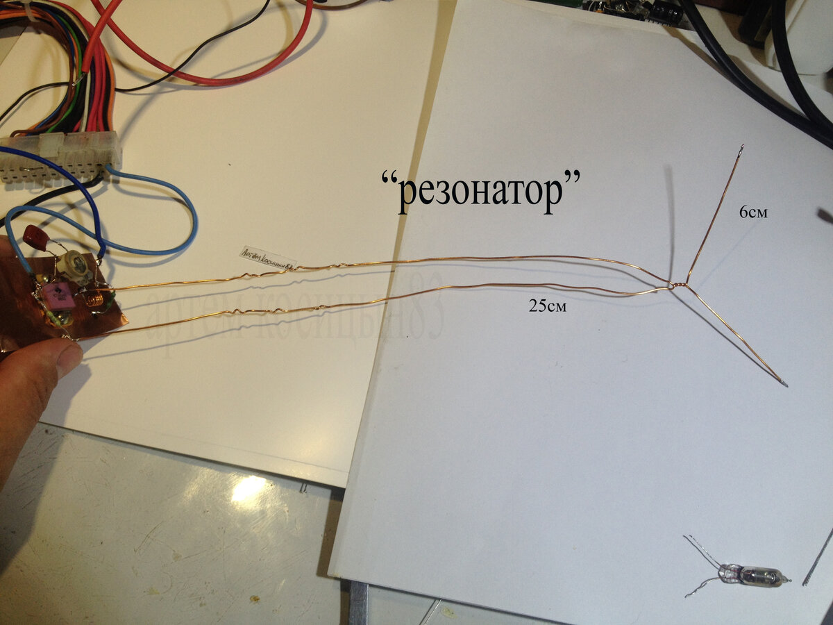 Мощный ВЧ-СВЧ генератор на одном транзисторе. | Электронные схемы | Дзен