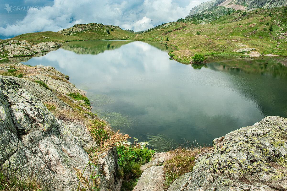Озеро Бессон (Lac Besson), Альп-д'Юэз (L'Alpe d'Huez), Франция. Фото: Надежда Грауберг