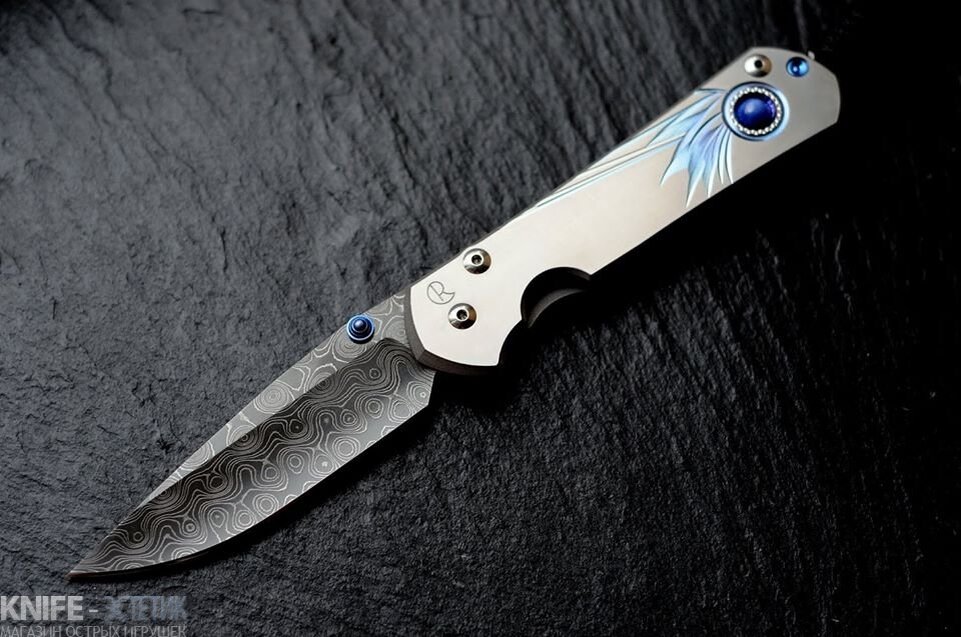 Sebenza Damascus. Перочинный нож Эстетика.