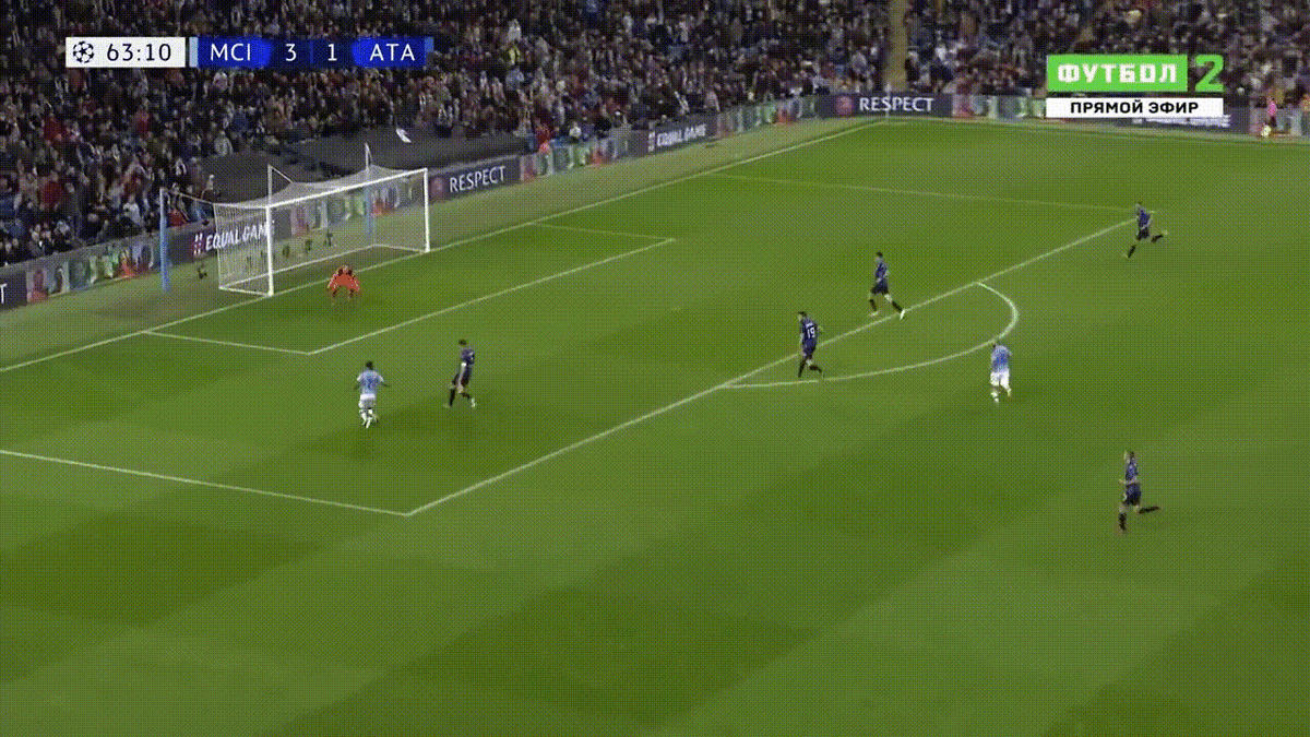 4:1. Рахим Стерлинг. 64 минута.