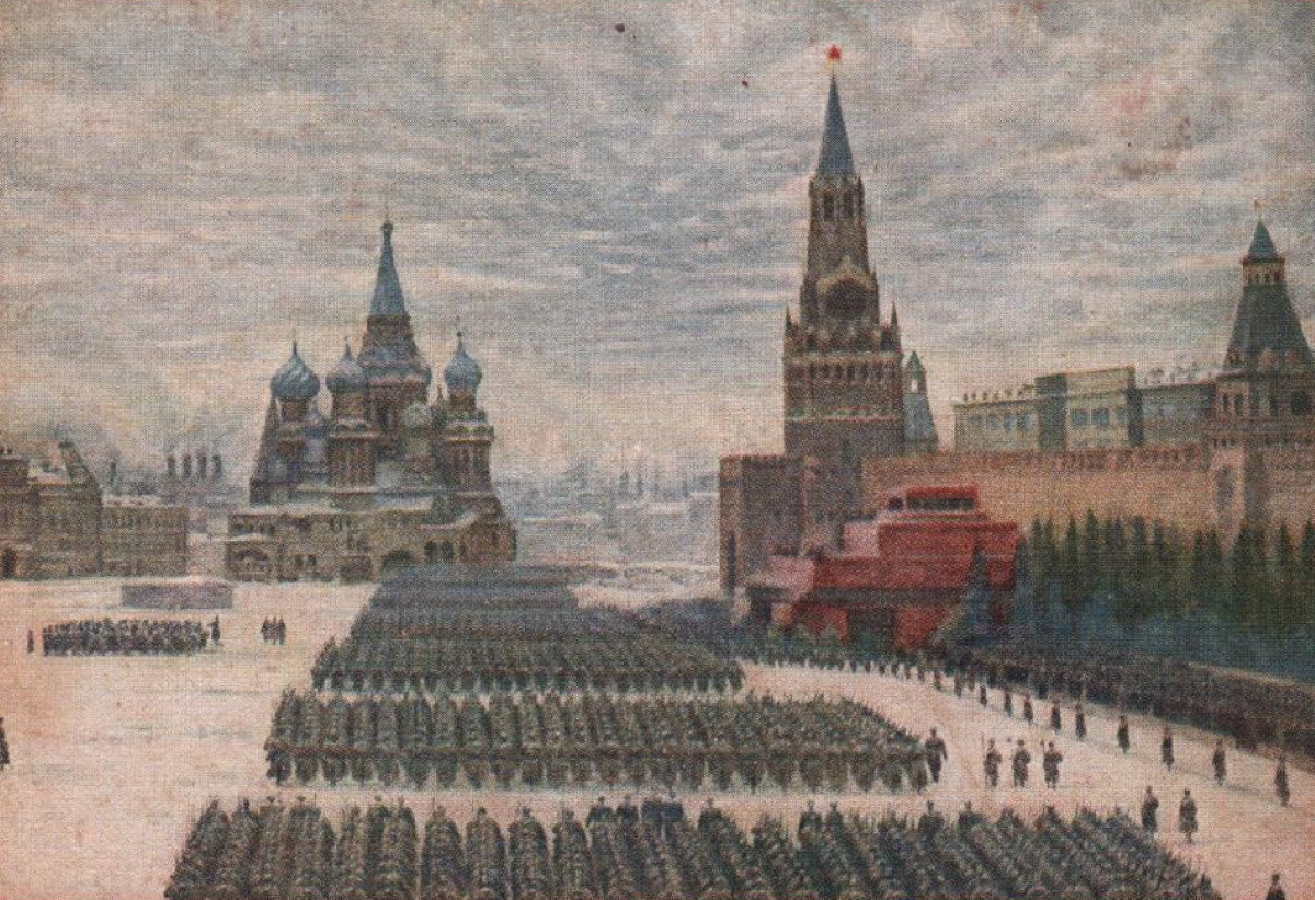 парад 7 ноября 1941 года в москве на красной площади