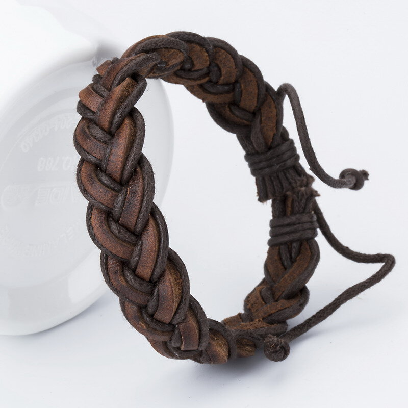 Как сделать браслет из плетеного кожаного шнура: Мастер-Классы в журнале Ярмарки Мастеров