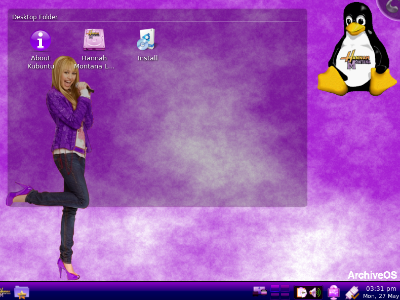 Hannah Montana Linux. Источник Google Картинки