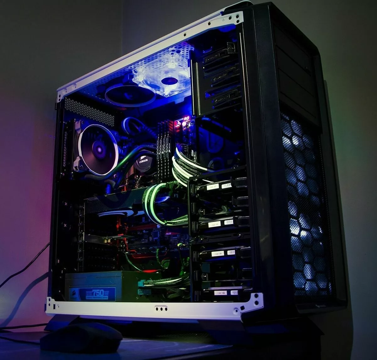 Pc. Системный блок с i5 6500. Игровой компьютер. Мощный компьютер. Компьютер игровой мощный.