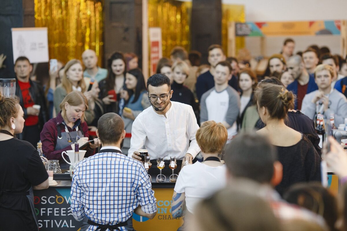 Рамиль Рзаев, Россия 2019 Coffee in Good Spirits Champion. фото: PIR—COFFEE Expo