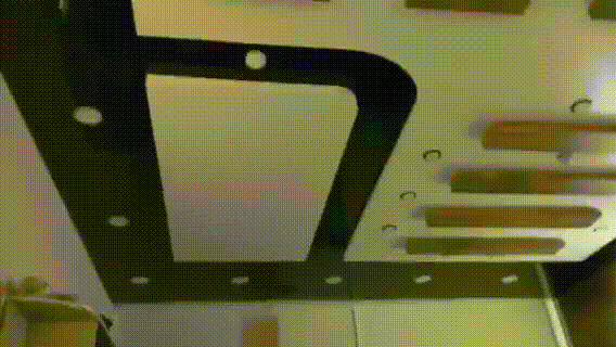 На фото: натяжной  светопропускающий потолок Saros Design  с подсветкой