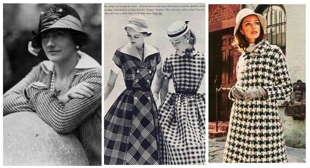 1 - Коко Шанель; 2 - мода 1950-х гг.; 3 - мода 1960-х гг. Источник: Яндекс.Картинки