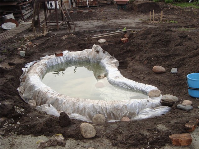 ЭПДМ мембрана для прудов и водоемов