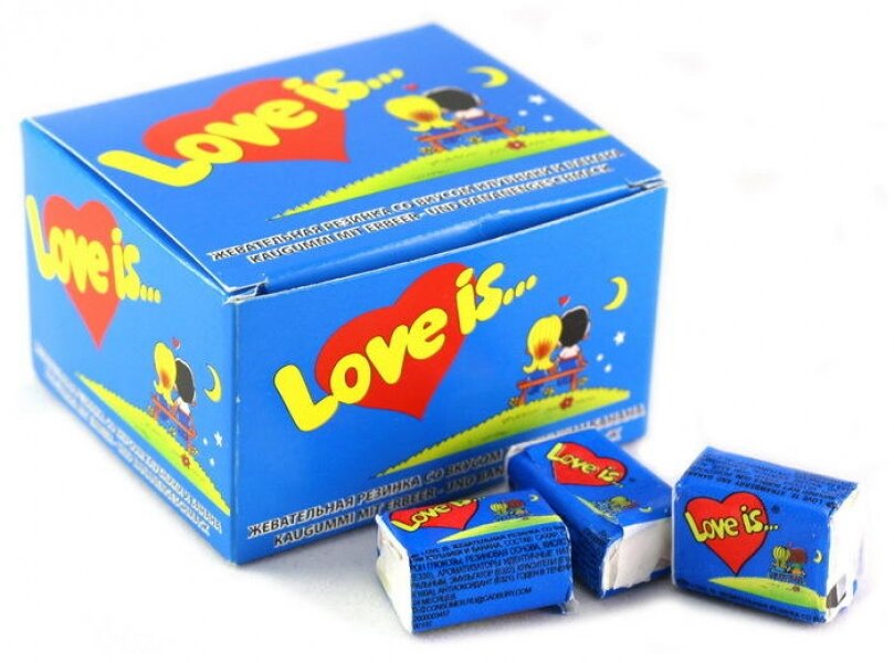 Те самые жевательные резинки "Love is"
