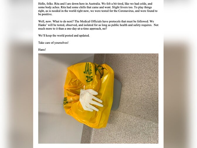 Твит Тома Хэнкса