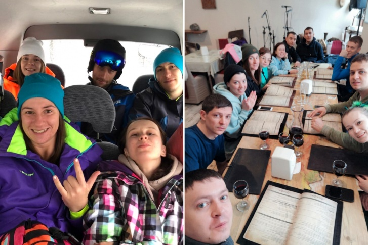 Российские туристы застрявшие в Грузии