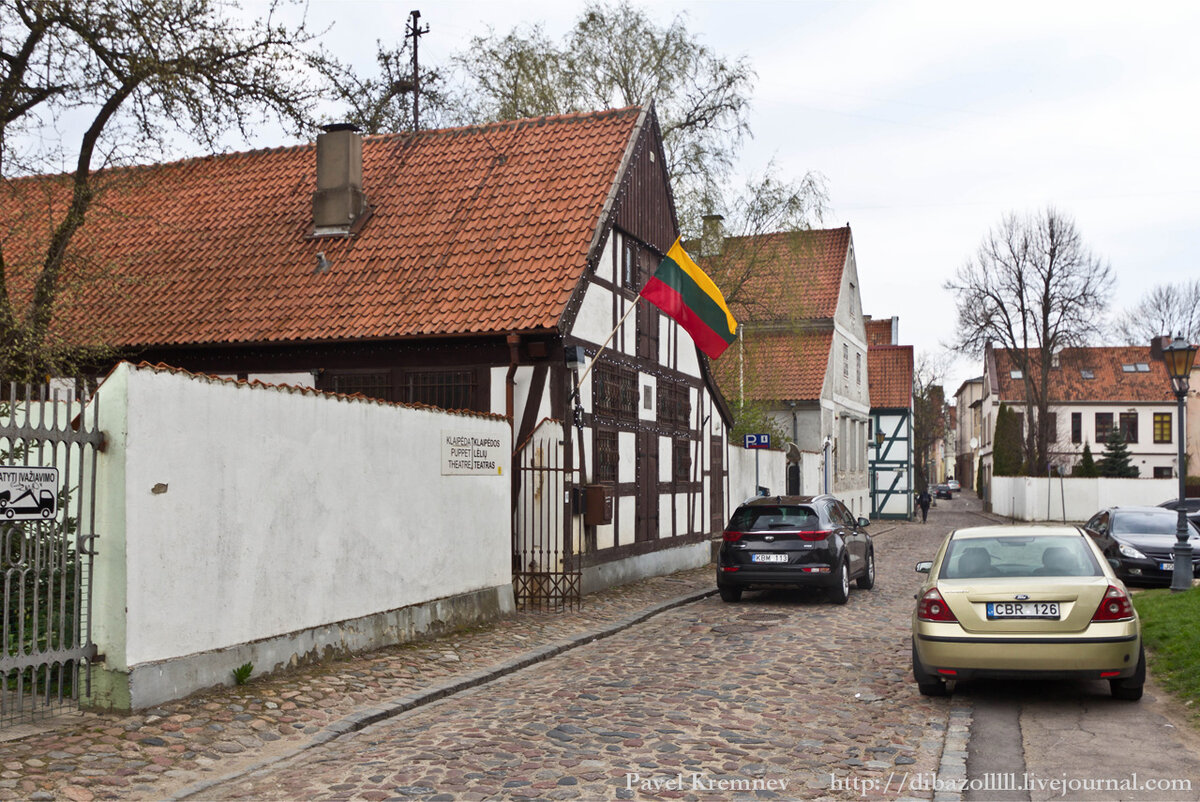Фахверк в Клайпеде.