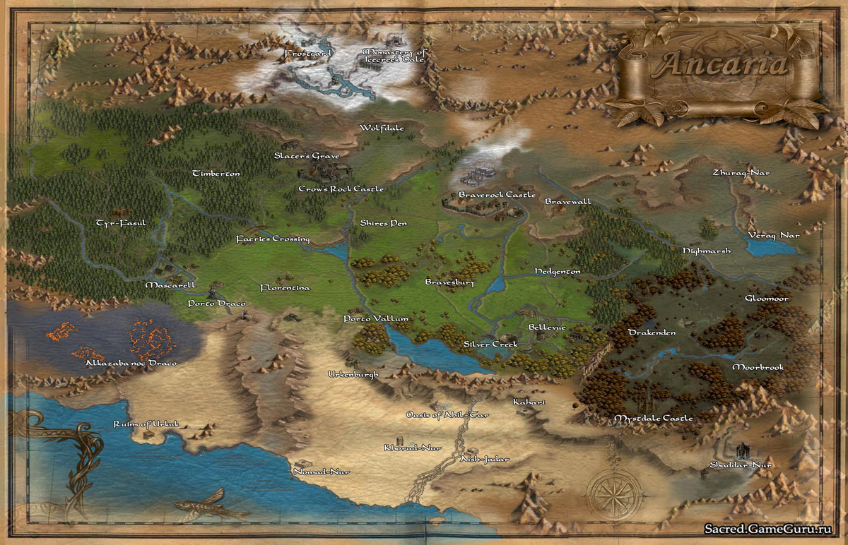 карта мира игры