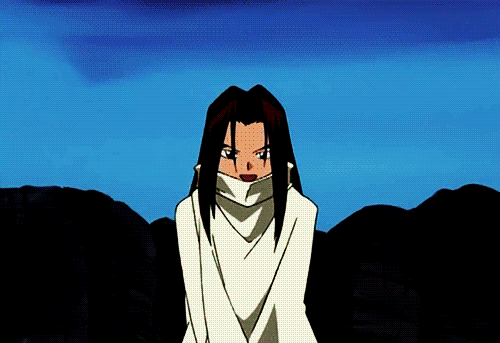 Не хотел бы я сойтись с ним в бою. Кадр из аниме "Шаман Кинг".