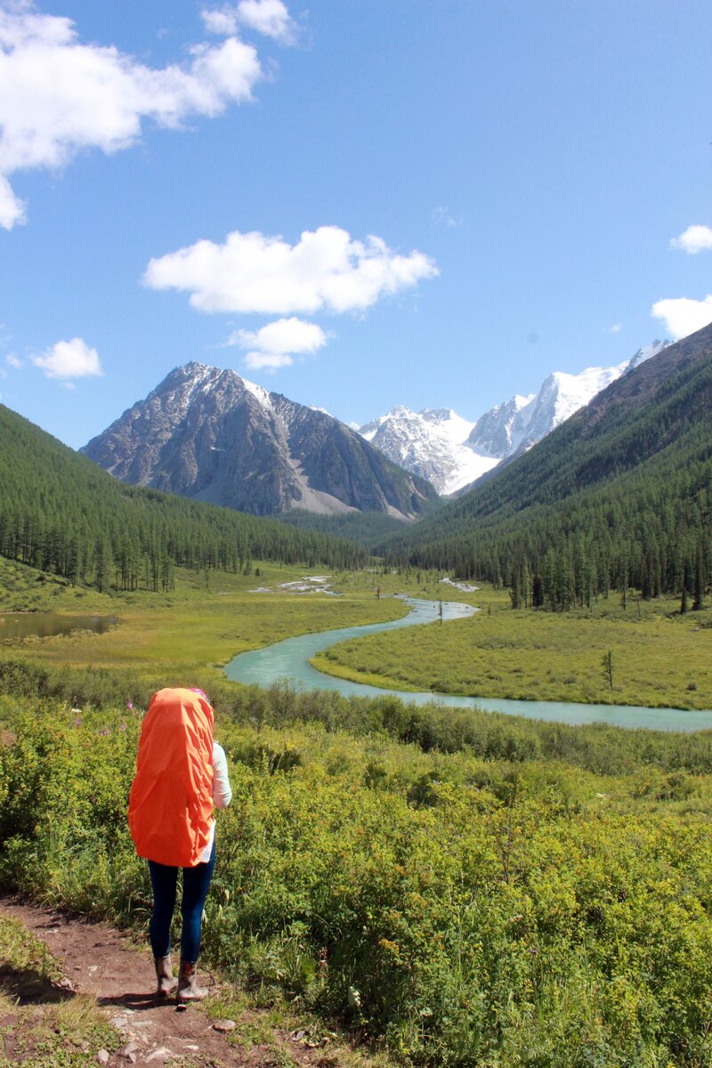 Горный Алтай.
Дорога к Шавлинским озёрам.