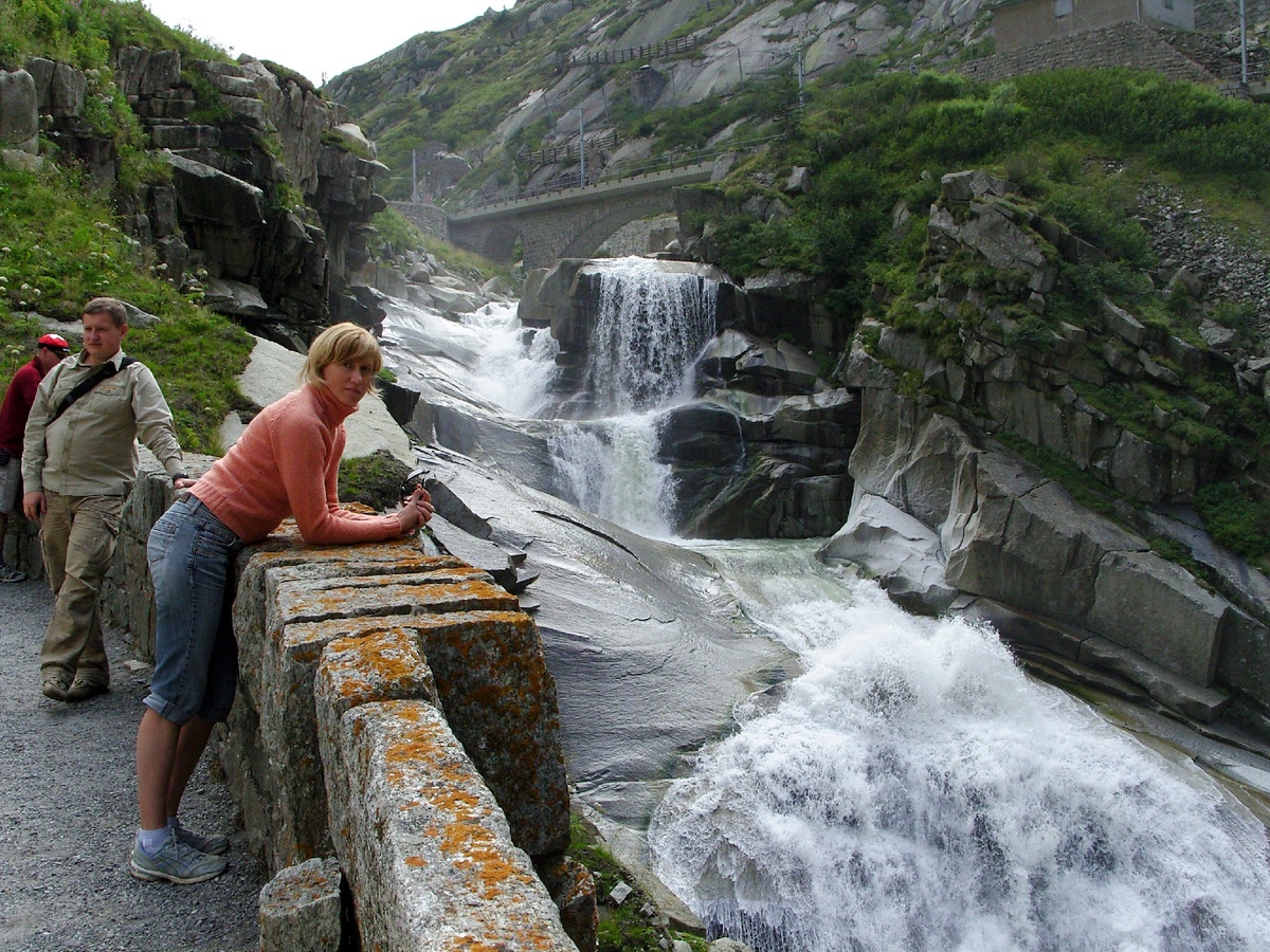 Это так называемый "чертов мост" над ущельями.
