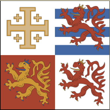 Флаг королевства Кипр.