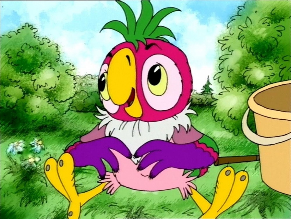 Кадр из мультика "Возвращение блудного попугая"