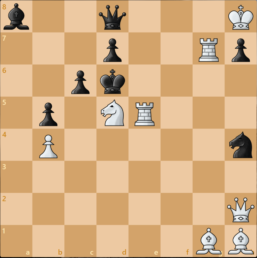 м1, ход белых