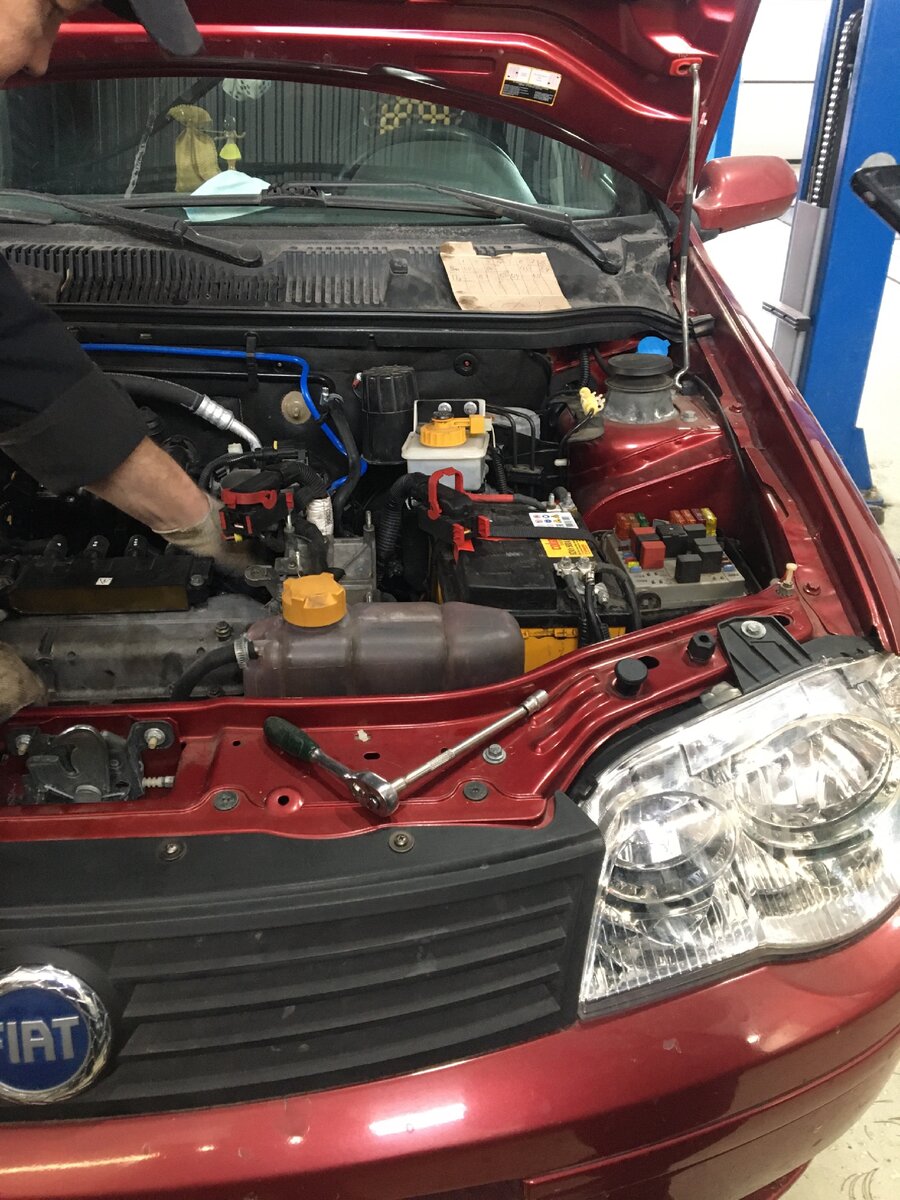 Fiat с загадочной неисправностью.