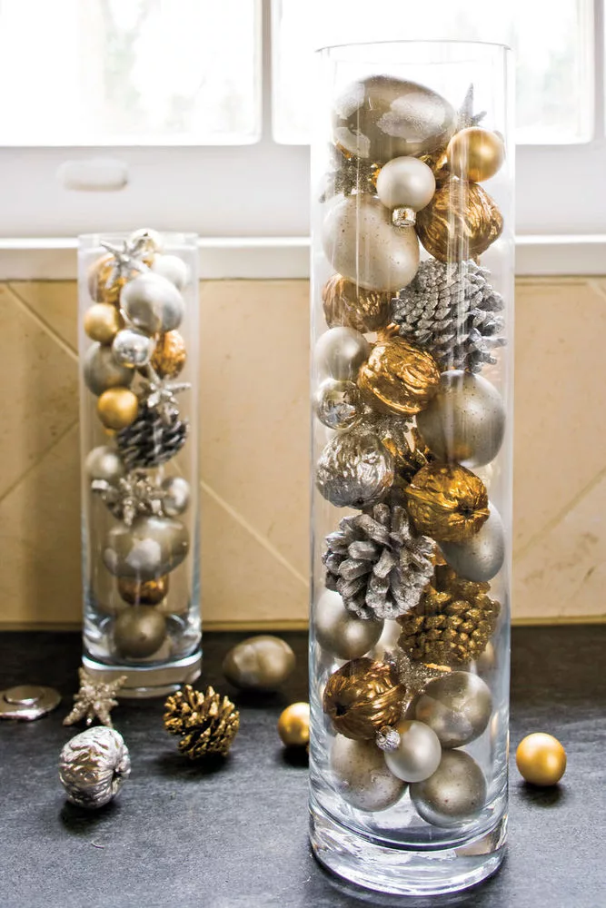 Декор из подручных материалов: доступный мастер-класс зимней вазы (ФОТО)