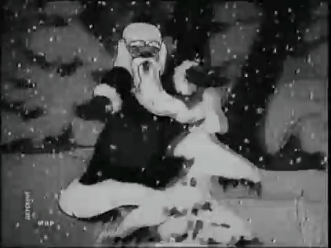 Кадр из мультфильма "Дед Мороз и Серый волк" 