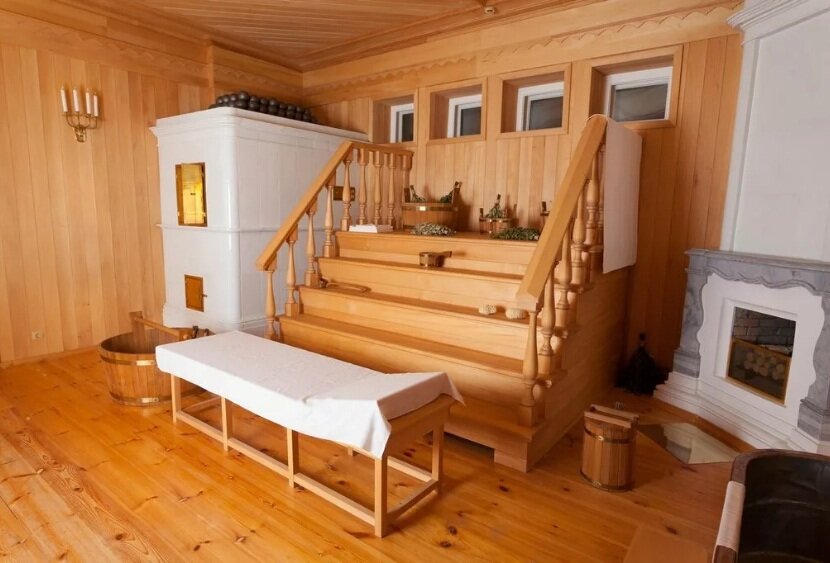 Банный корпус в Петергофе. Реконструкция.