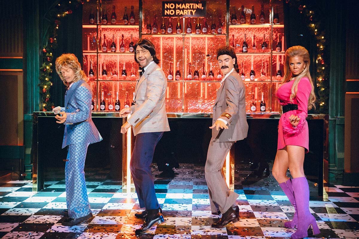 Фото, сделанное во время съёмок передачи «Ciao, 2020!»