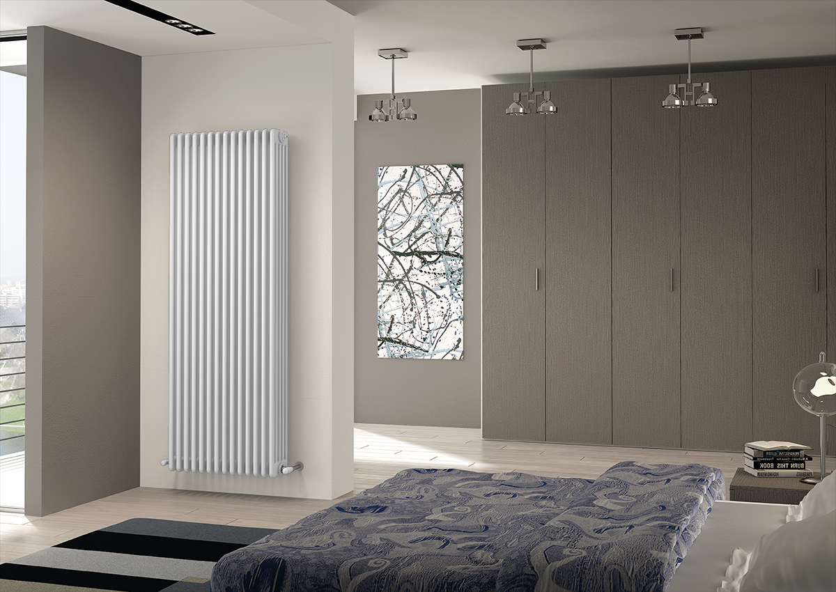 Вертикальные радиаторы Irsap в дизайне интерьера 