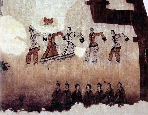 Фрески комплекса гробниц Когуре