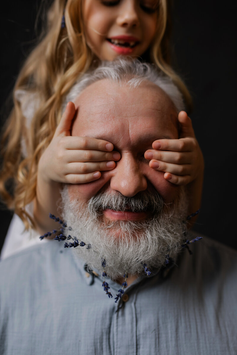 Дедушка, стоковое фото для иллюстрации