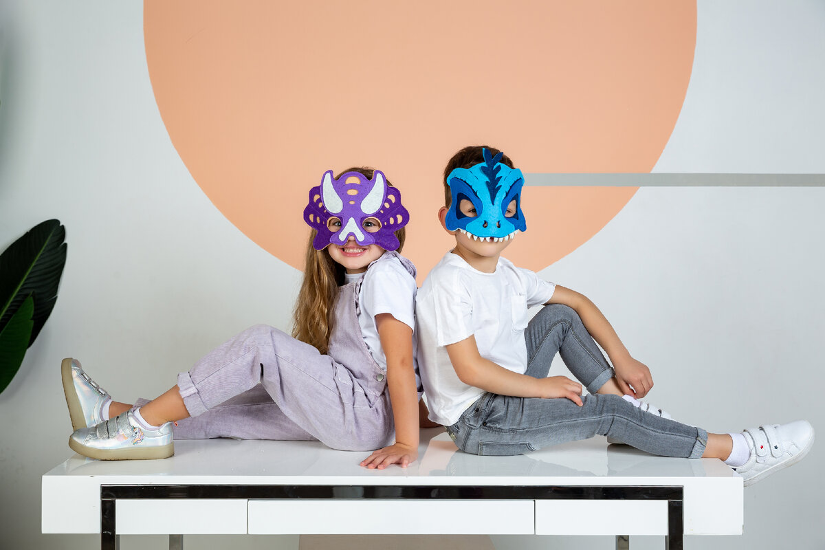 Маска динозавр