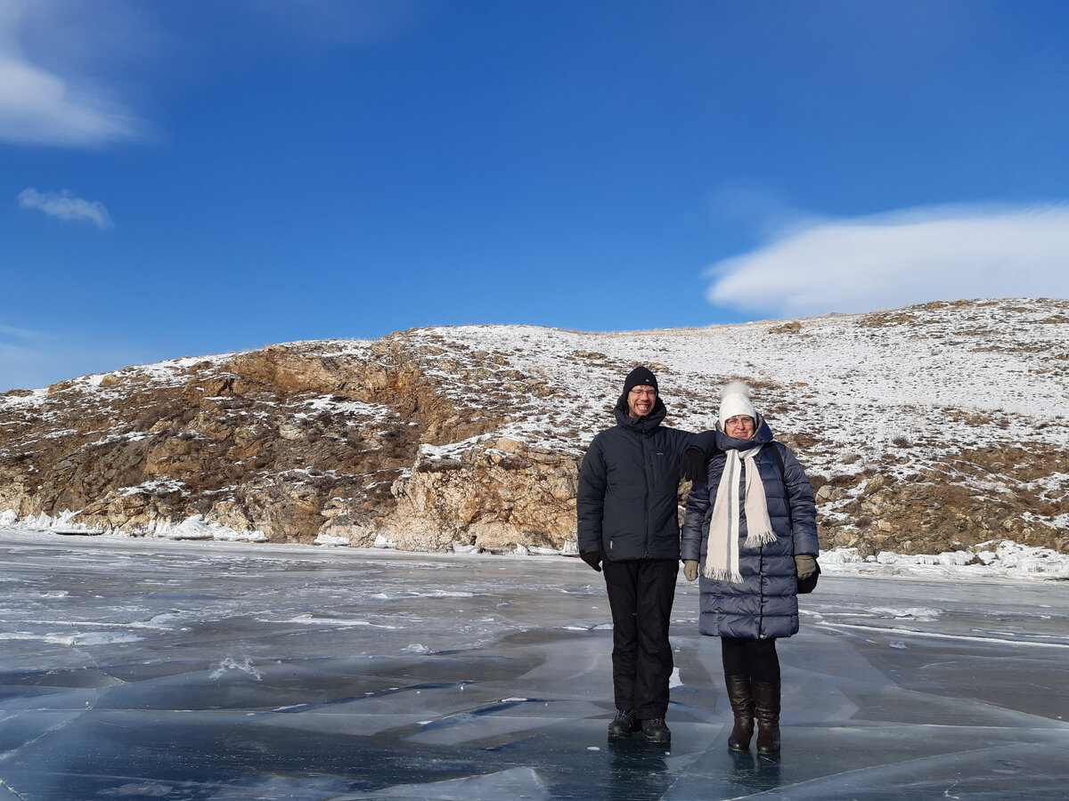 Около ледовой переправы на о. Ольхон. Февраль 2020