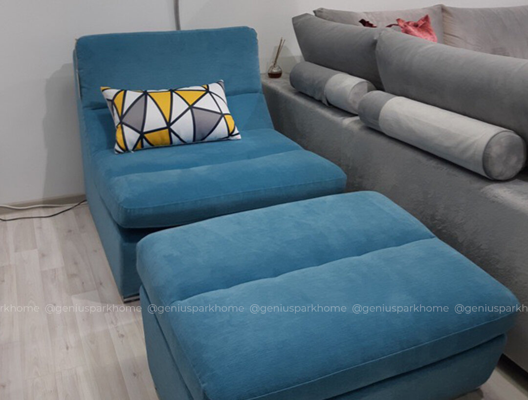 Кресло и пуф "Палермо" от производителя Geniuspark