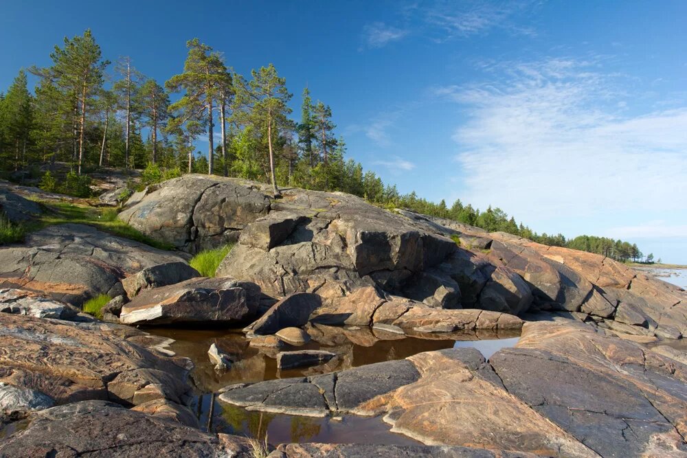 Кий остров белое море