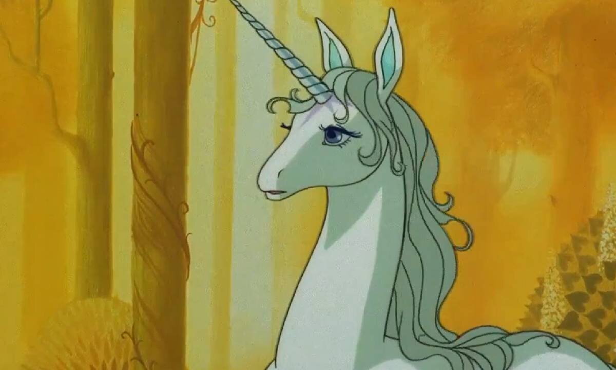 Мультфильм сняли по одноимённой книге Питера Бигла "Последний единорог".