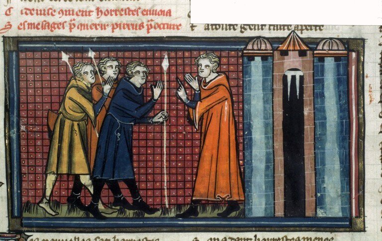 В 1297 году королю Англии Эдуарду I пришла в голову мысль как-то  упорядочить порядок найма на работу и требования к внешнему виду  сержантов, нанимаемых для охраны ворот в городах, в первую очередь,-2