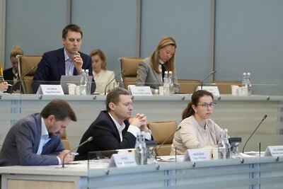    Министр экономики и финансов Московской области Наталия Масленкина на совещании губернатора Московской области Андрея Воробьева с руководящим составом правительства Московской области и главами городских округов © Пресс-служба Губернатора и Правительства Московской области