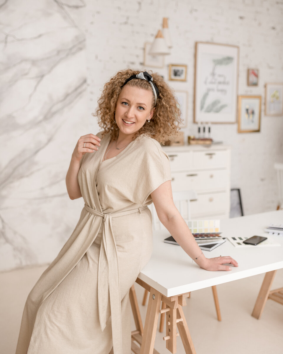 Дизайнер Ольга Слугина, фото из личного архива