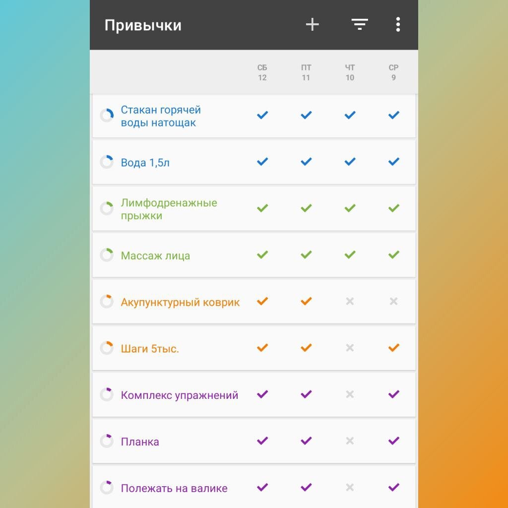 напомню, что там было, и после 12 августа всё покрылось мхом, но только в этом приложении