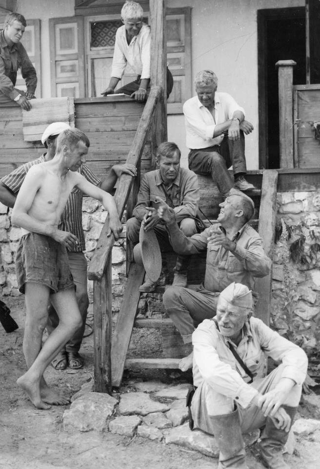 Кадр со съёмок фильма "Они сражались за Родину" (1974)