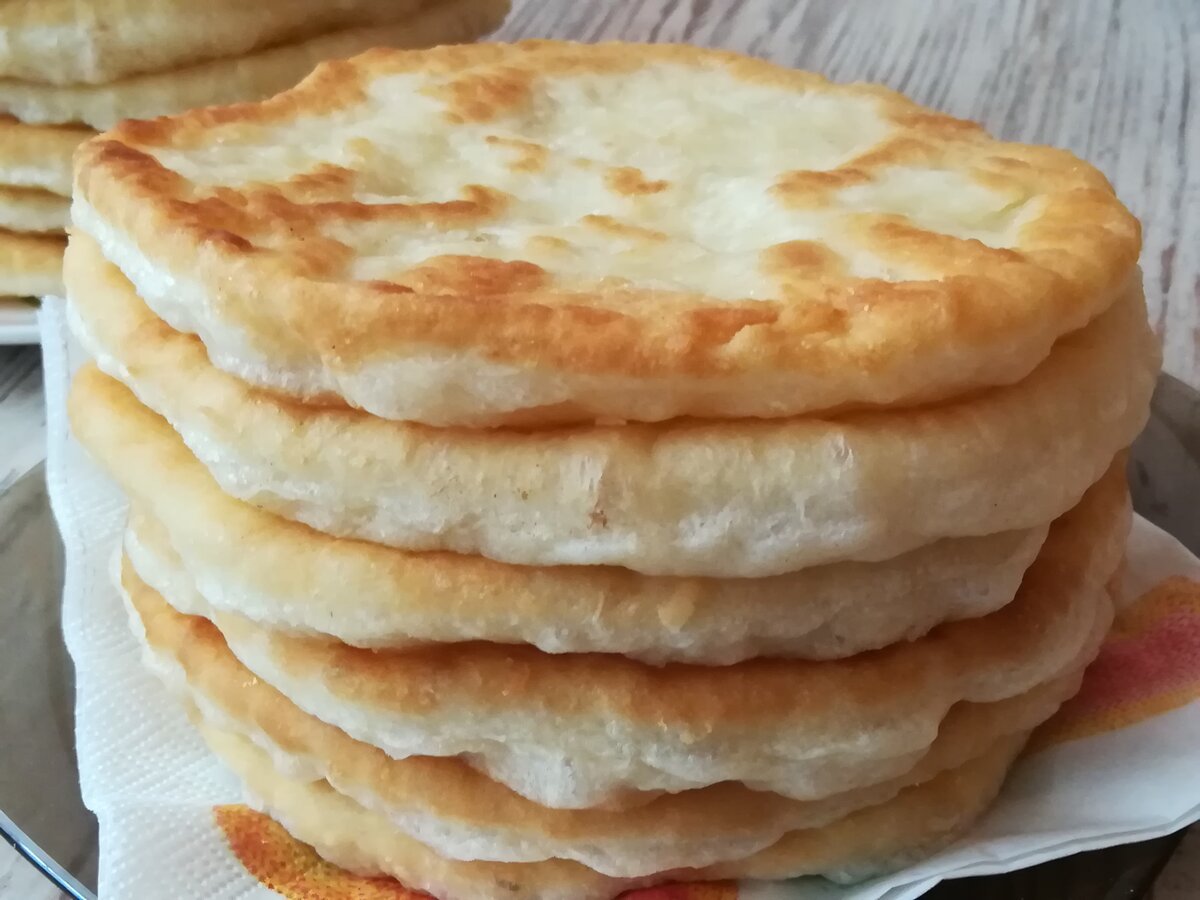 Лепешки на дрожжах
