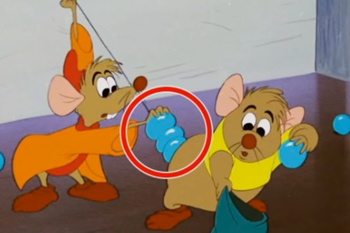 Кадр из мультика "Золушка"