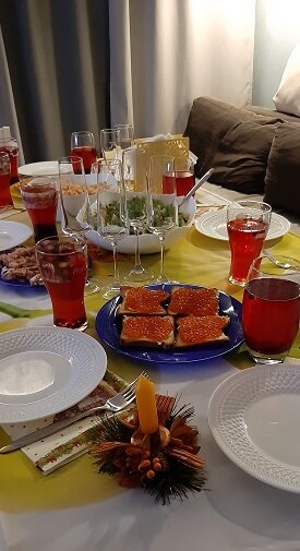 Наш новогодний стол...