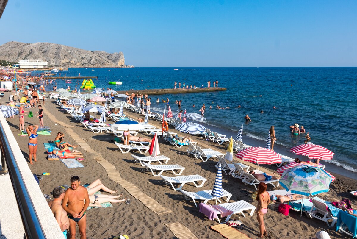 Поселок судак крым фото пляж