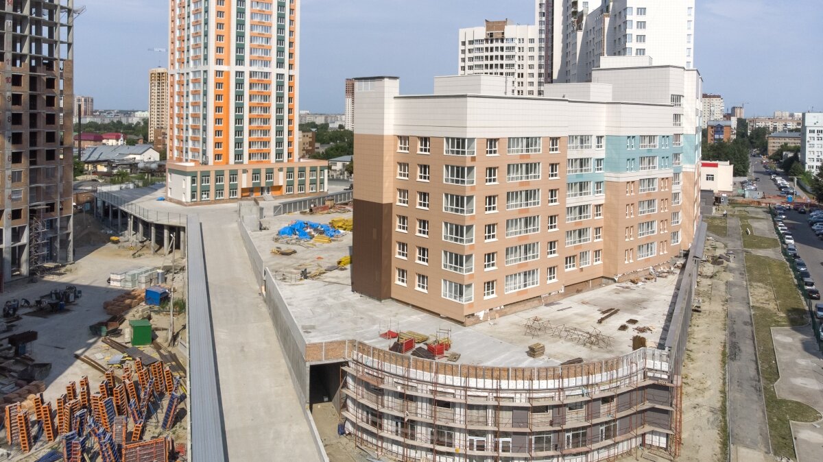 август 2019 г. Фото с официального сайта застройщика.