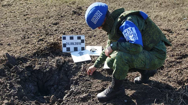 Последствия обстрела в Луганской области. Архивное фото.