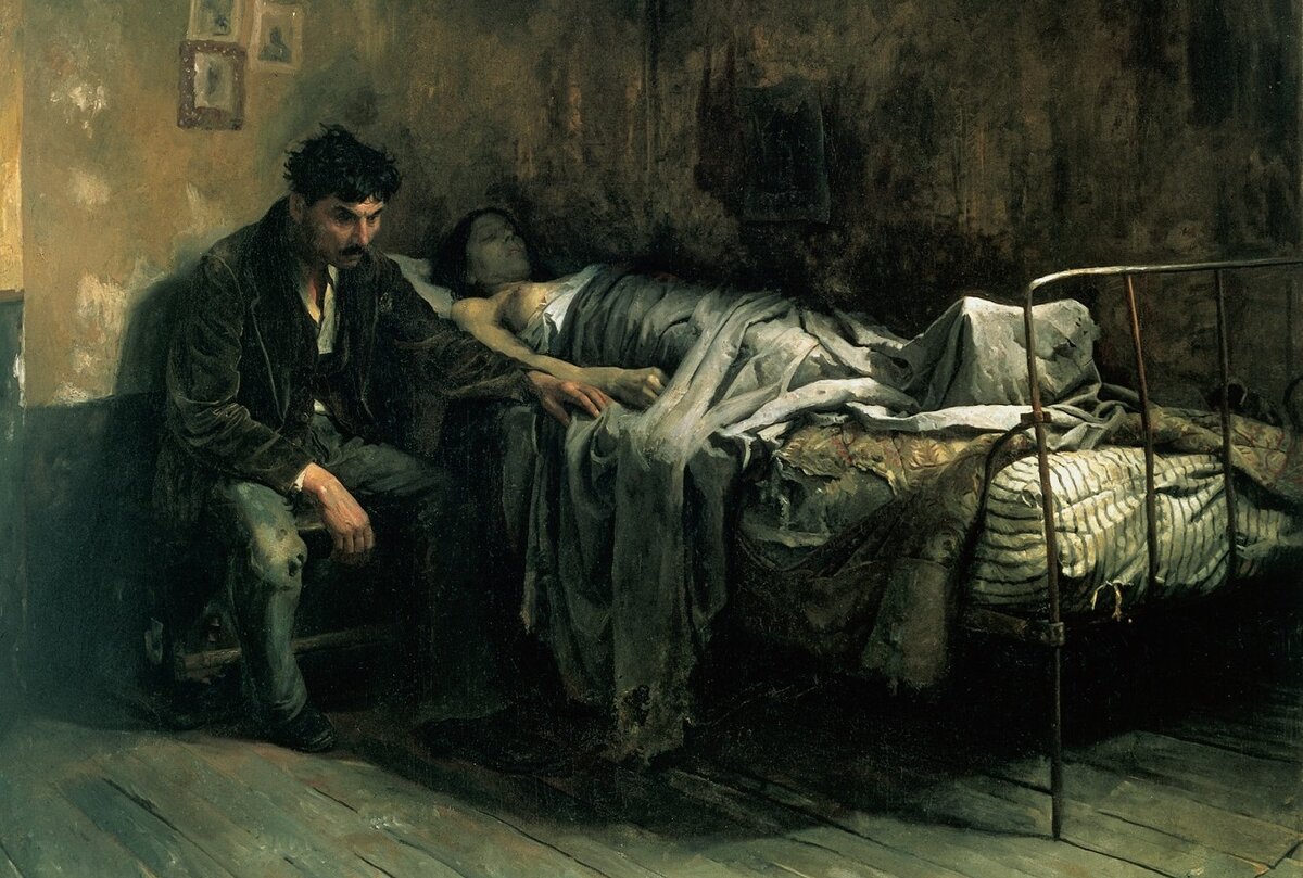 Кристобаль Рохас. Бедность. 1886